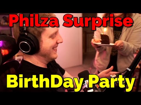 Shocking Surprise Birthday Party for Philza in QSMP Minecraft!