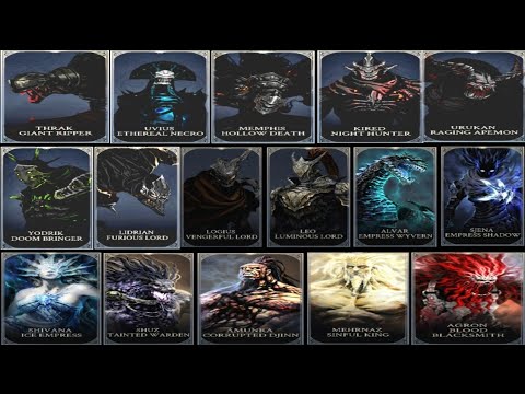 demon hunter: shadow world,boss mode,vs all boss,W Rank V,gameplay.