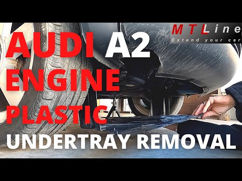 Audi A2 – plastic engine undertray removal tutorial