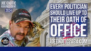 Joe Exotic Tiger King: Oath of office