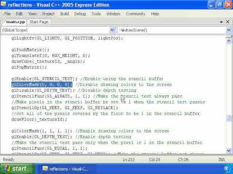 OpenGL Tutorial #14 - Drawing Reflections