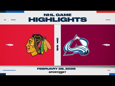 NHL Highlights | Blackhawks vs. Avalanche - February 28, 2026