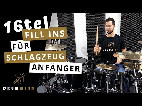 16tel Fill Ins für Schlagzeug Anfänger