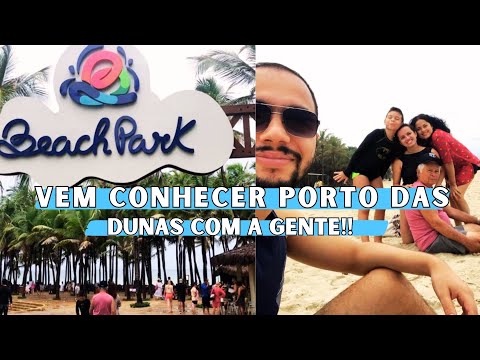 Vem conhecer Porto das Dunas com a gente / Tour pelo complexo de lojas e restaurantes no Beach Park.