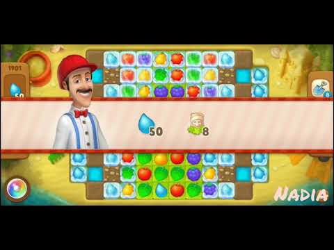 Gardenscapes Level 1901. No Boosters used