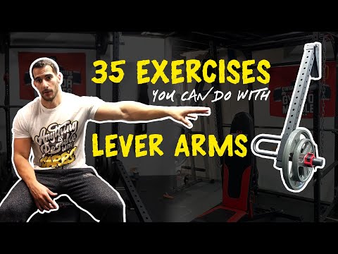 35 Exercises You Can Do With Lever Arms At Home - Using Bells of Steel Lever Arms