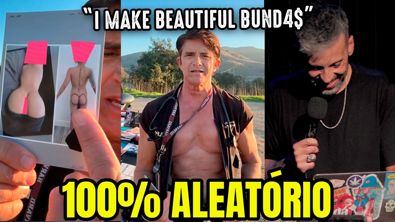 DR. REY ALEATÓRIO VENDENDO MUAMBA NO ACOSTAMENTO DOS EUA - Murilo Moraes Show do React