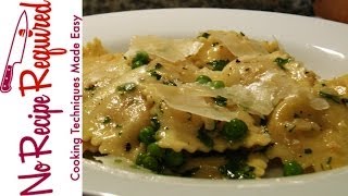 Mother's Day Simple Ravioli & Peas - NoRecipeRequired.com