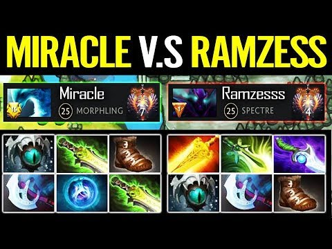 Special MMR Game - MIRACLE Morphling vs RAMZES666 Spectre - So Close Dota 2