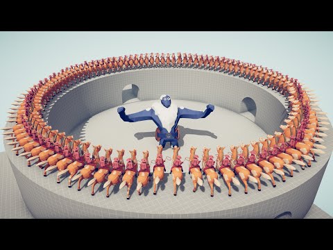 100x LASSO vs EVERY UNIT - Totally Accurate Battle Simulator