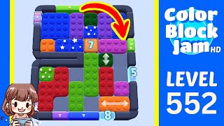 Solution du Niveau 552 de Color Block Jam