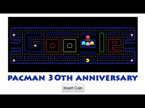 Pac-Man's 30th Anniversary Google Doodle 30,000+ Point Game (550th Upload)  