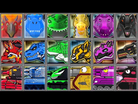 Dino Picnic, Tank Heroes, Dino Robot Corps: Triceratops, Terminator Tyranno