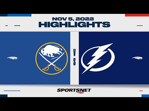 NHL Highlights | Sabres vs. Lightning - November 5, 2022
