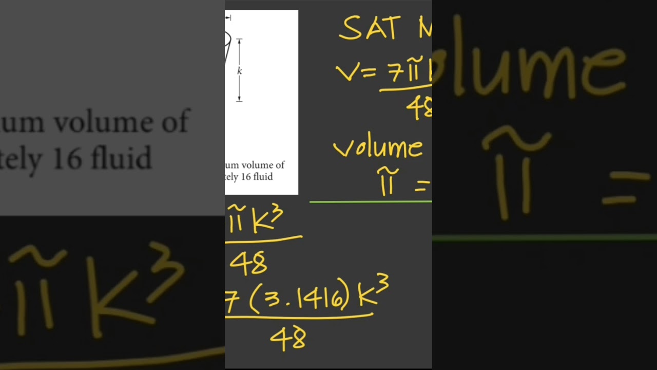 solving the volume of truncated cone