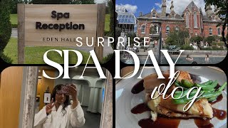 SURPRISE SPA DAY VLOG at EDEN HALL | Karen C