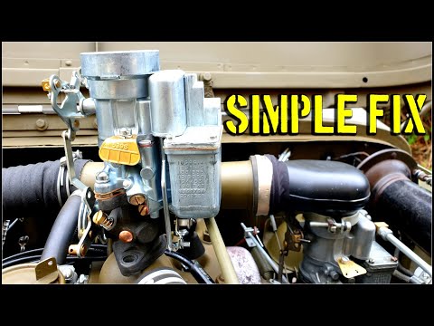 5 Minute Tune up for the Willys jeep ( Excellent Joes Motor pool Carb) 539S