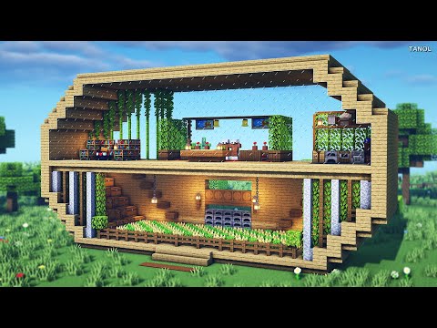 타놀 게임즈-Tanol Games - ⚒️ Minecraft : How To Build a Large Survival Farm House