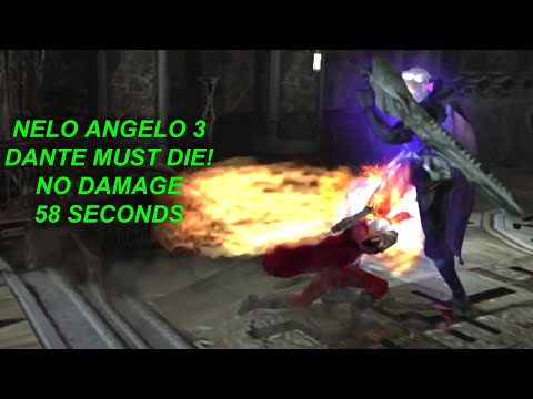 Devil May Cry(2001) -  Nelo Angelo DMD [Dante Must Die] No Damage 58 seconds