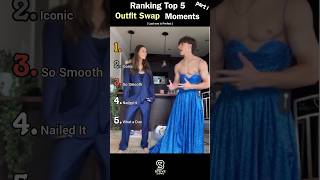 Download lagu 🎯 Ranking Top 5 OUTFIT SWAP MOMENTS 👗 || #ranking #trend #viral #dress #couple #transition #tiktok mp3