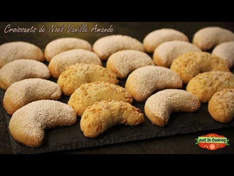 Almond and Vanilla Croissant‑Shaped Christmas Biscuits