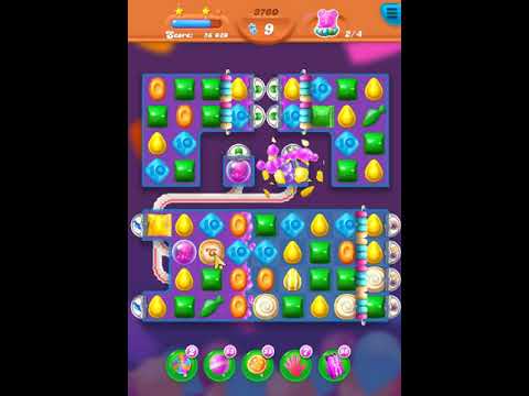 Candy Crush Soda Saga level 3760 Get 3 Stars, 24 Moves Complete