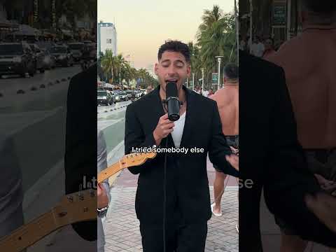 Throwing a Water Balloon At A Bodybuilder Then Pretending to Sing in Public😭🥀