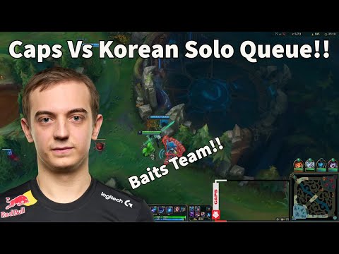 G2 Caps BAITS His ENTIRE TEAM With This Play In Korean Solo Queue!!