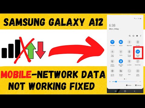 Samsung Galaxy A12 Network / Data Not Working & Not Showing Problem 2022