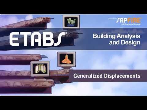 Chuyển vị tổng quát Generalized Displacements trong phần mềm ETABS