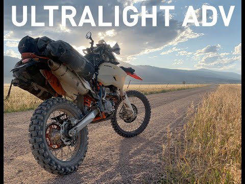 Ultralight ADV -  20days/3200miles solo on a KTM 350 EXC-F (Mosko Moto R40 packed, tools, gear, etc)