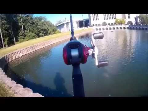 Fishing with a bait caster for the first time/some epic backlashes and epic fish catches