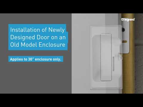 30" Plastic Enclosure with Hinged Door | Legrand