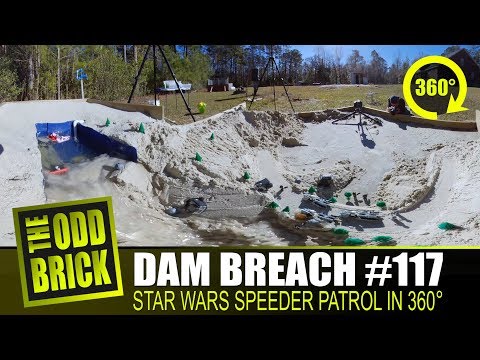 LEGO Dam Breach #117 - Star Wars Speeder Patrol in 360°