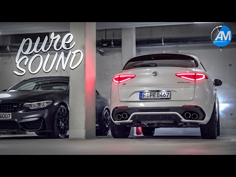 Stelvio Quadrifoglio (510hp) - pure SOUND!💥