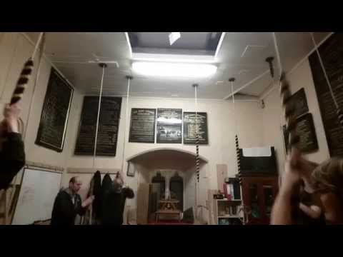 All Saints Maidstone - part of a quarter-peal rung on the back 8