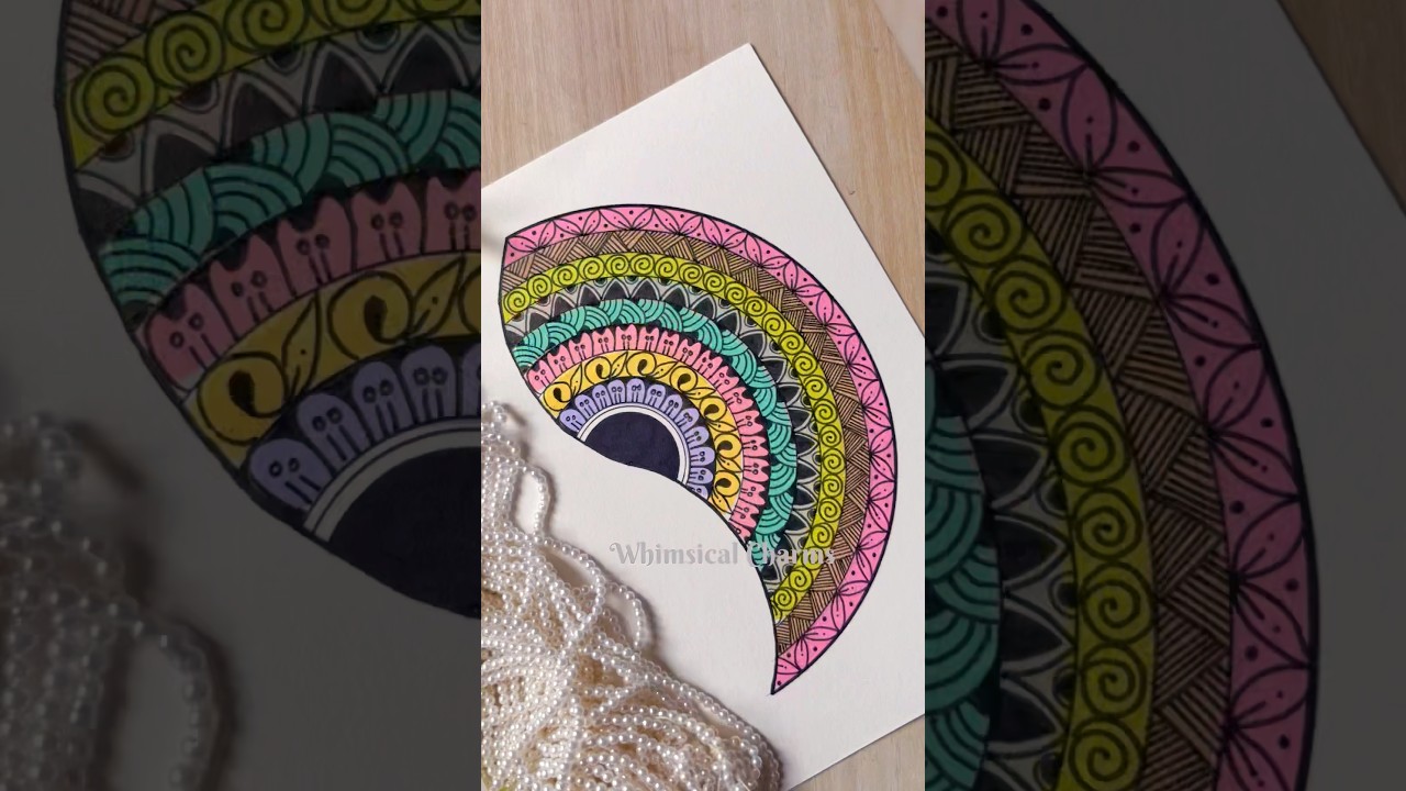 Easy mandala design for beginners #boho #art #mandalaart #mandaladesign #mandalapainting #mandala