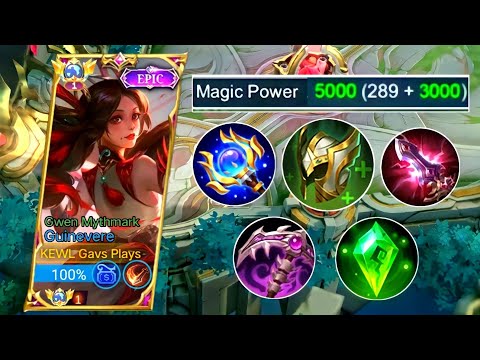 GUINEVERE NEW HIGH DAMAGE BUILD!! BEST UNDERRATED BUILD FOR GUINEVERE