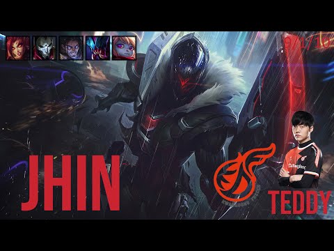 KDF Teddy || Jhin Gameplay vs Caitlyn || ADC LoL S12