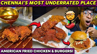 Chennai's Most Underrated Place!🤯💥 - Nashville  🇺🇸 American Burgers & Fried Chicken | Idris Explores