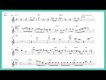 Stablemates - Dexter Gordon solo transcription in C