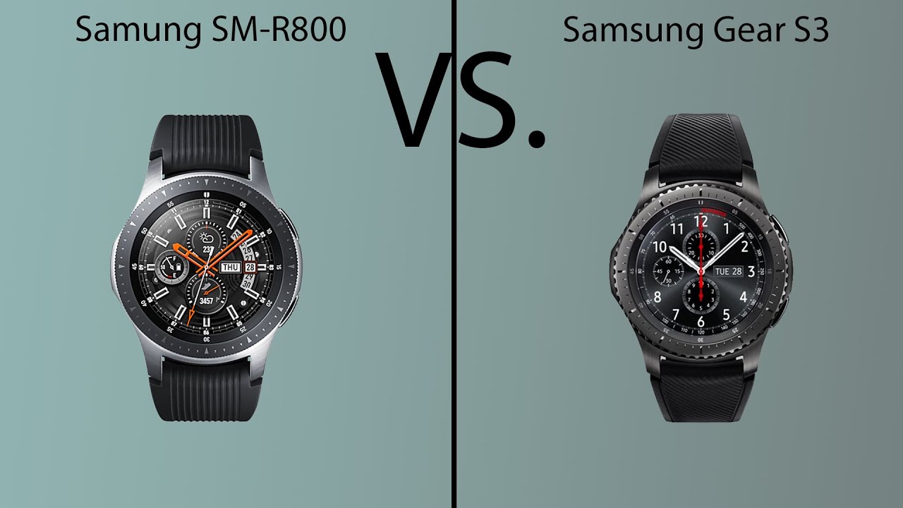 Samsung Gear S3 frontier vs Samsung Gear SM-R800 | Review Comparison