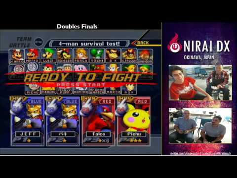 And1 (Falco) & Deux (Pichu) vs Baki (Fox, Samus) & Coze (Falco) Doubles LSF - Nirai DX