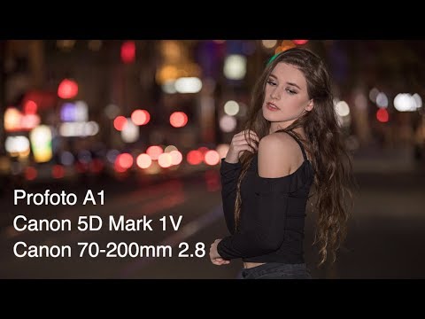 Profoto A1 and Canon EOS 5D Mark IV with Canon 70-200mm f2.8 IS II