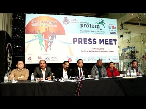 “राइट टु प्रोटनि रन ” चौथो संस्करणको बारेमा जानकारी दिदैं आयेजकसमतिकिा संयोजक डा. सितलकाजी श्रेष्ठ