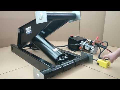 8-12ton Hydraulic Hoist Kit Test