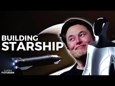 Tesla Optimus Artificial Intelligence Robot Building Starships & Mining The Moon (2021–2030)