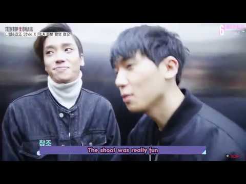 [6TOTSubs] 161227 TEEN TOP ON AIR  - Niel & Changjo at the Set of Style X FILA Photoshoot