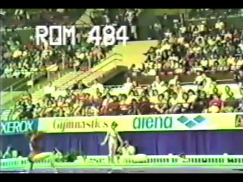 2nd T ROM Daniela Silivas V   1985 World Gymnastics Championships 9 750