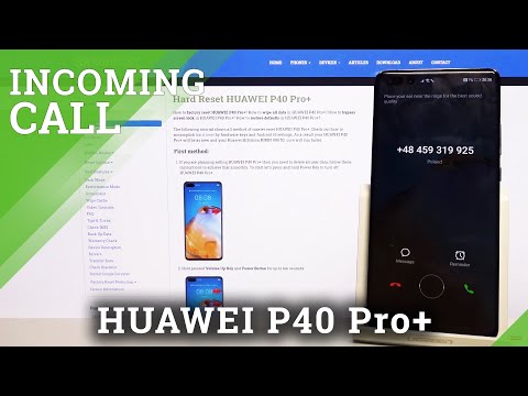 Incoming Call in Huawei P40 Pro+ | Phone Dialer Presentation
